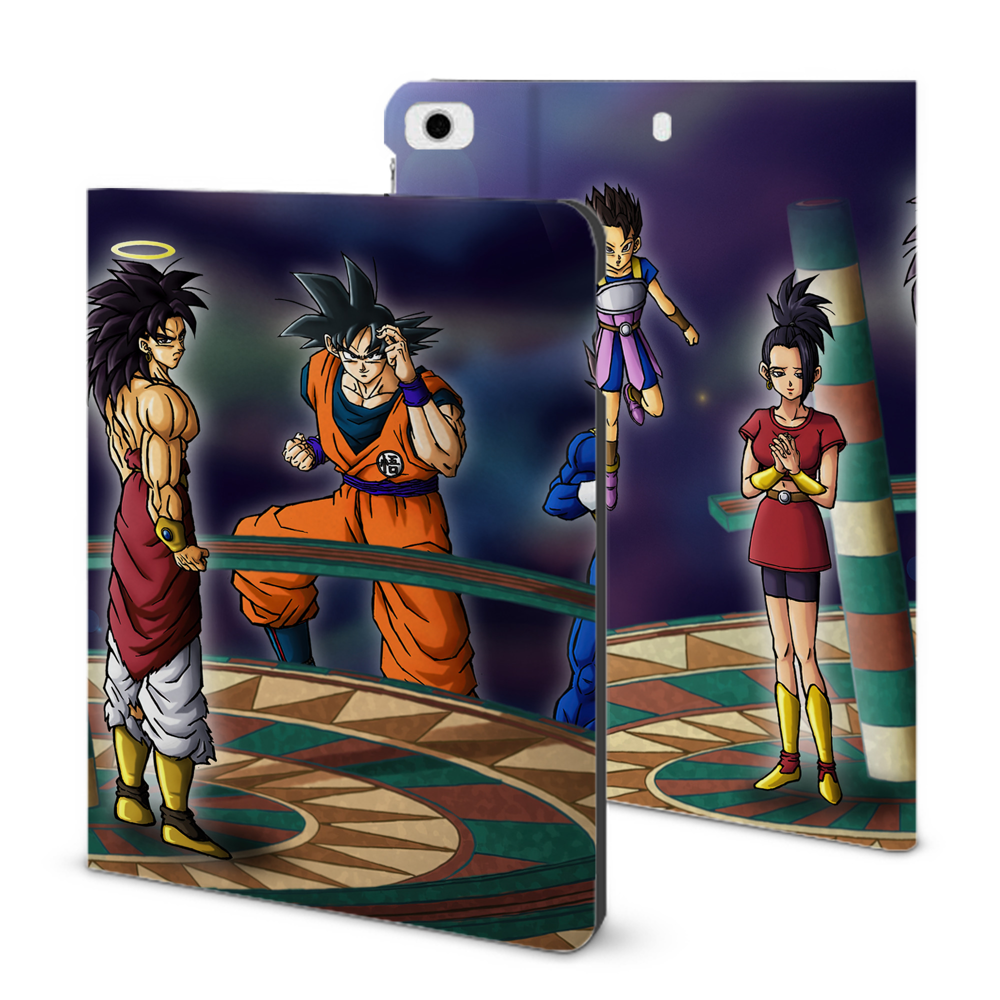 （画像用） ドラゴンボール DRAGON BALL IPad ケース ブック型 PUレザー TPU 耐衝撃 軽量 薄型 ペン収納なし 全面保護 IPad 各モデル対応
